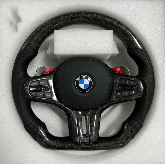 Custom BMW G Chassis Carbon Fiber Steering Wheel