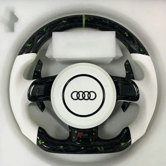 Custom Audi A3/A4/A5/A6/A7/S3/S4/S5/S6/S7  Carbon Fiber Steering Wheel 2012+