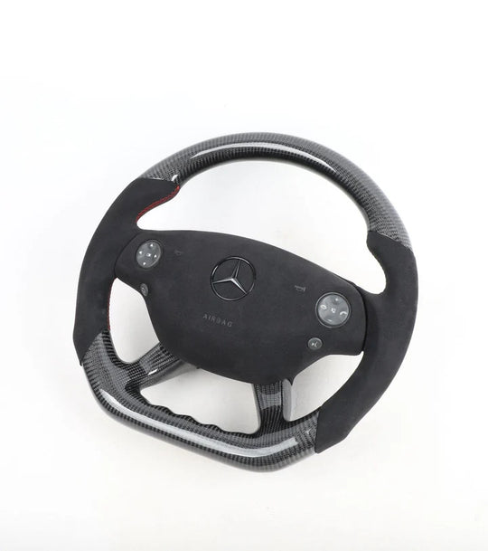 Custom Mercedes S Class W221/CL Class W216 Carbon Fiber Steering Wheel