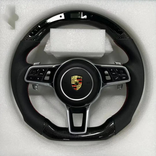 Custom Porsche Carrera Carbon Fiber Steering Wheel (Fits All 2010+ Models with Selected Upgrade Packages)